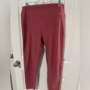 TSL Women's Pink High-Waisted Leggings